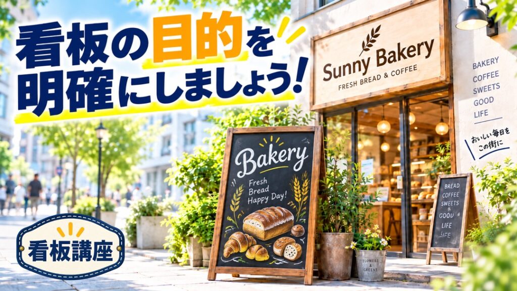 看板の目的を明確にしましょう！