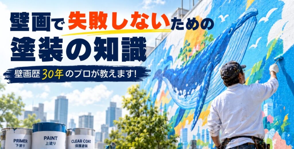 壁画で失敗しないための塗装の知識
