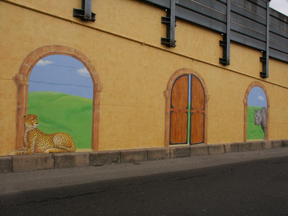 内谷陸橋（壁画）
